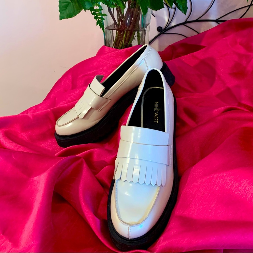 Nine West Kiltie Fringe Creeper Loafer